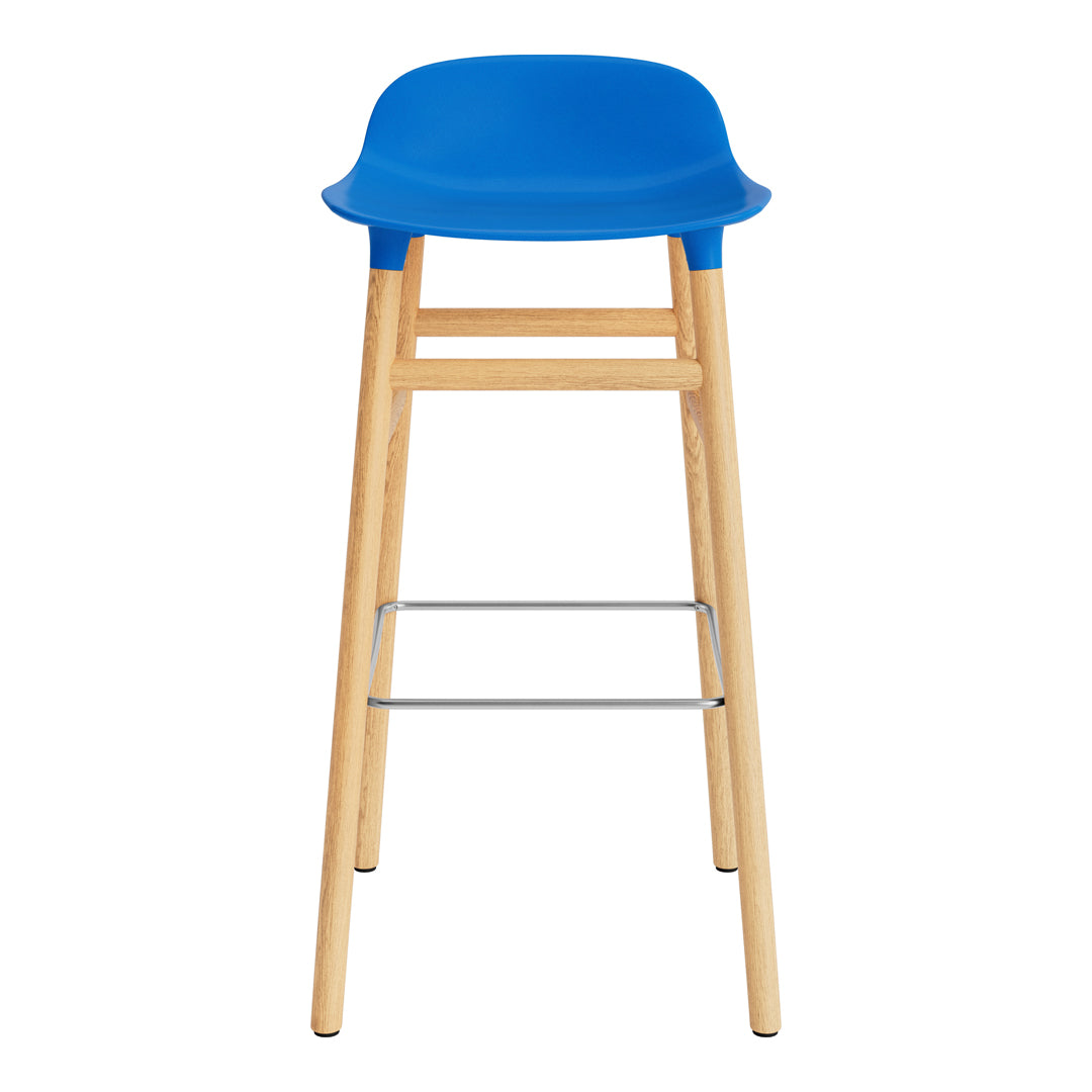 Form Bar Stool - Wood Legs