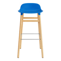 Form Bar Stool - Wood Legs