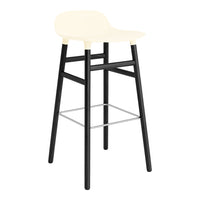 Form Bar Stool - Wood Legs