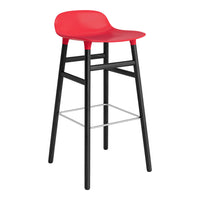 Form Bar Stool - Wood Legs
