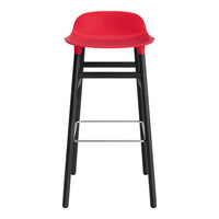 Form Bar Stool - Wood Legs