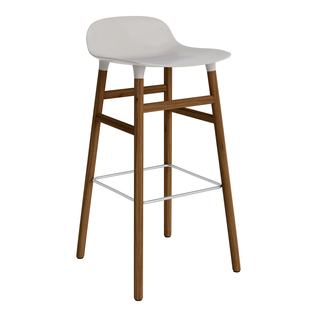 Form Bar Stool - Wood Legs