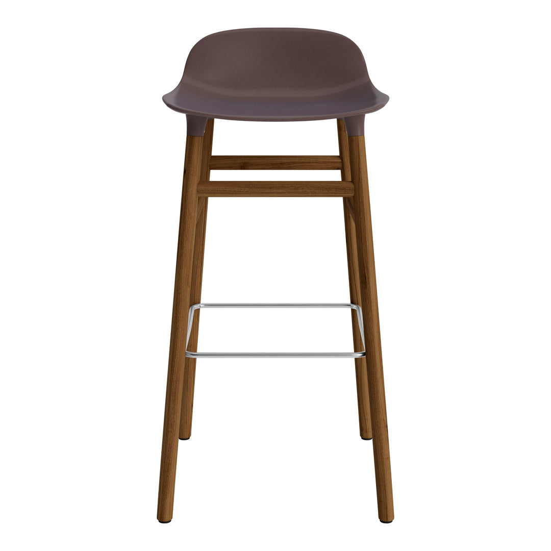 Form Bar Stool - Wood Legs