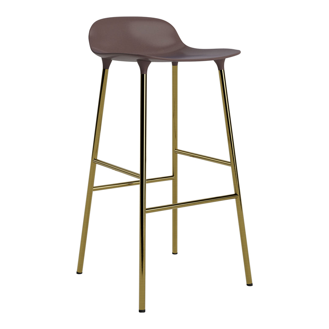 Form Bar Stool - Metal Legs