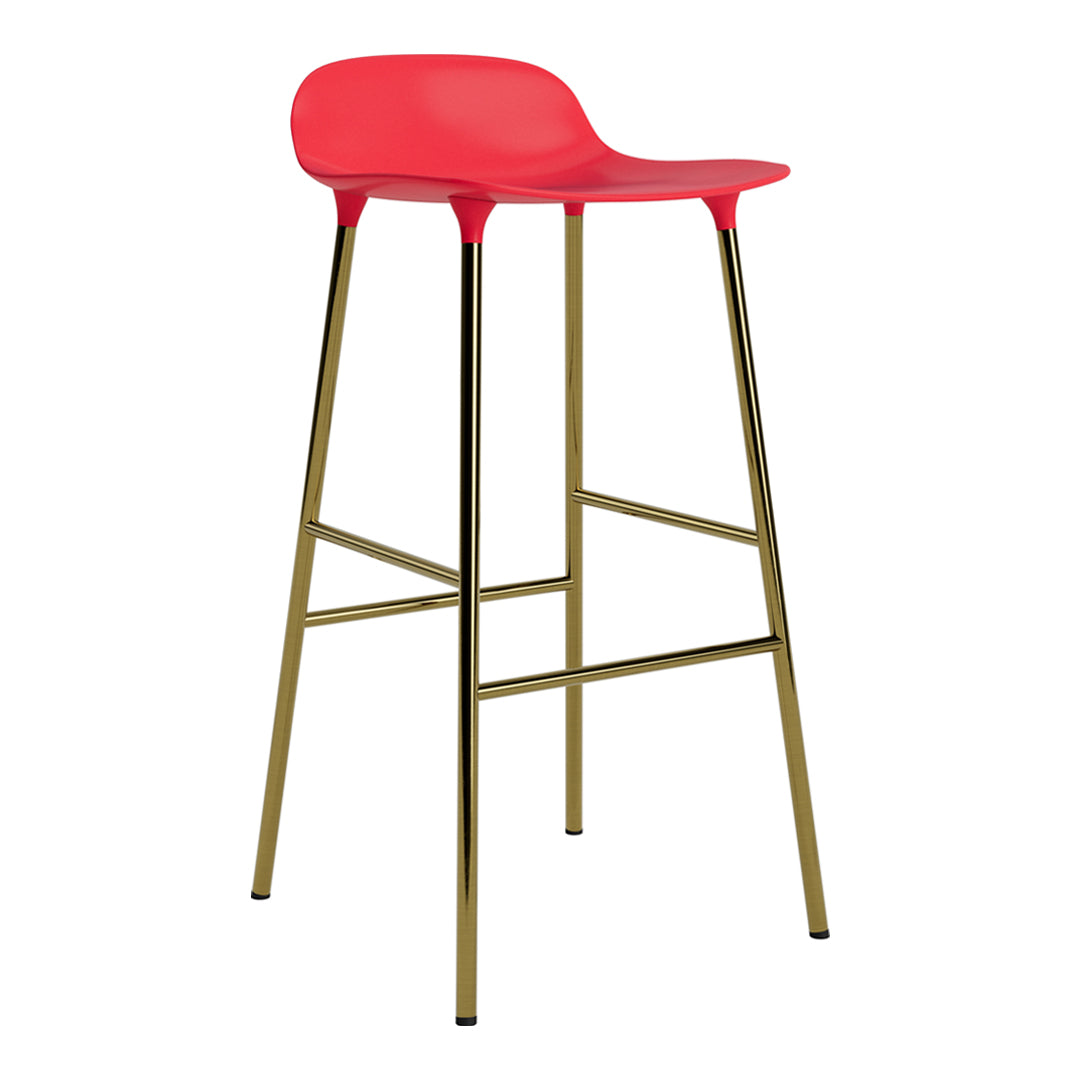 Form Bar Stool - Metal Legs