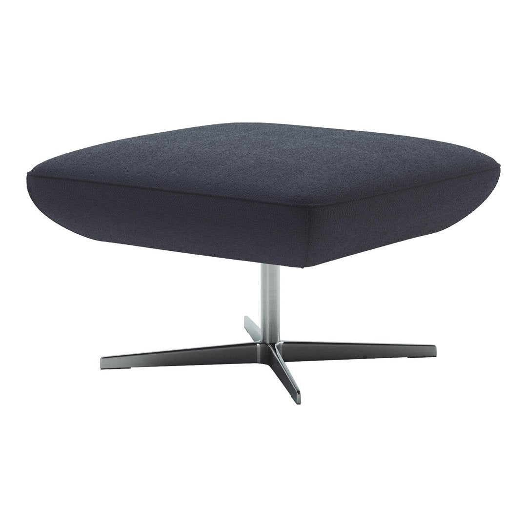 X Pouf w/ 4-Star Base - Upholstered