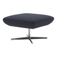 X Pouf w/ 4-Star Base - Upholstered