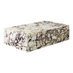 Marble Plinth Coffee Table - Low