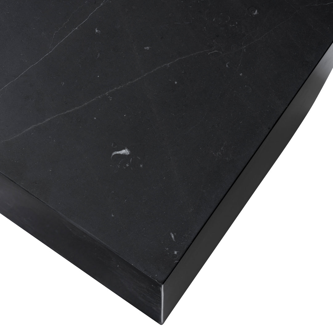 Marble Plinth Coffee Table - Low