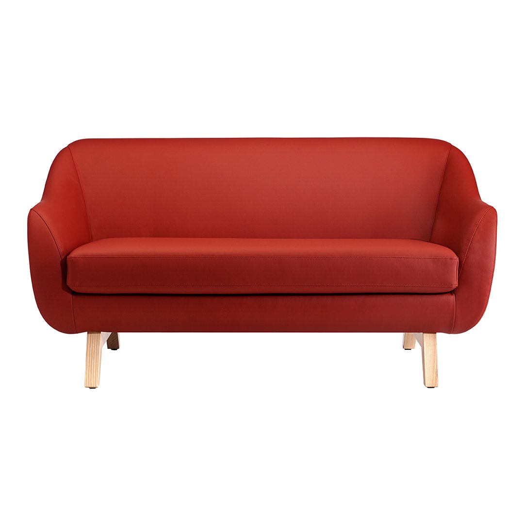 X Big Too 2-Seater Sofa - Wood Base