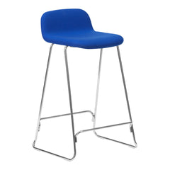 Just Counter Stool w/ Back - Fully Upholstered