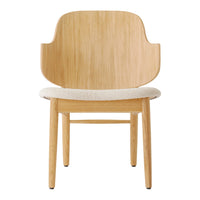 The Penguin Wooden Lounge Chair - Seat Upholstered