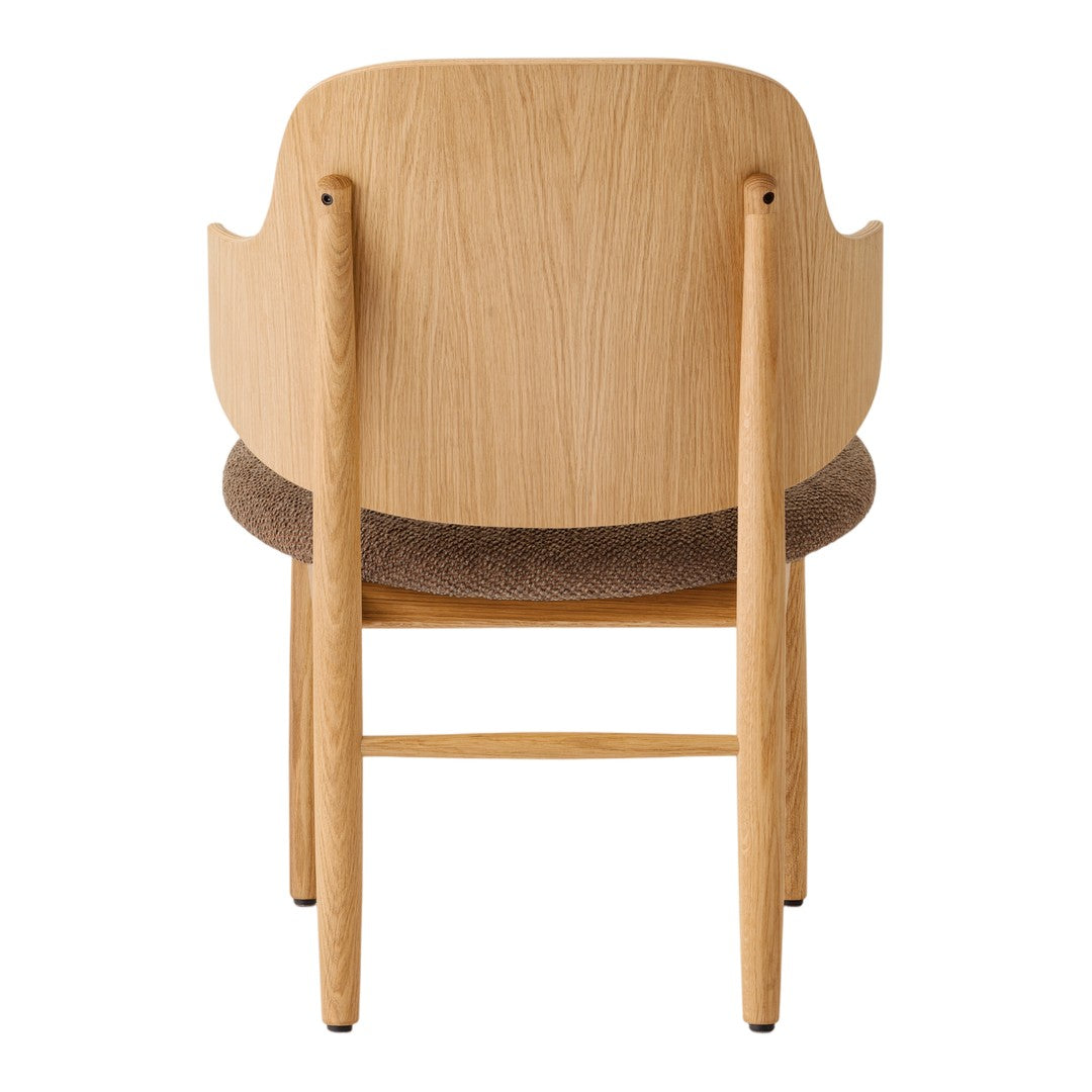 The Penguin Wooden Lounge Chair - Seat Upholstered
