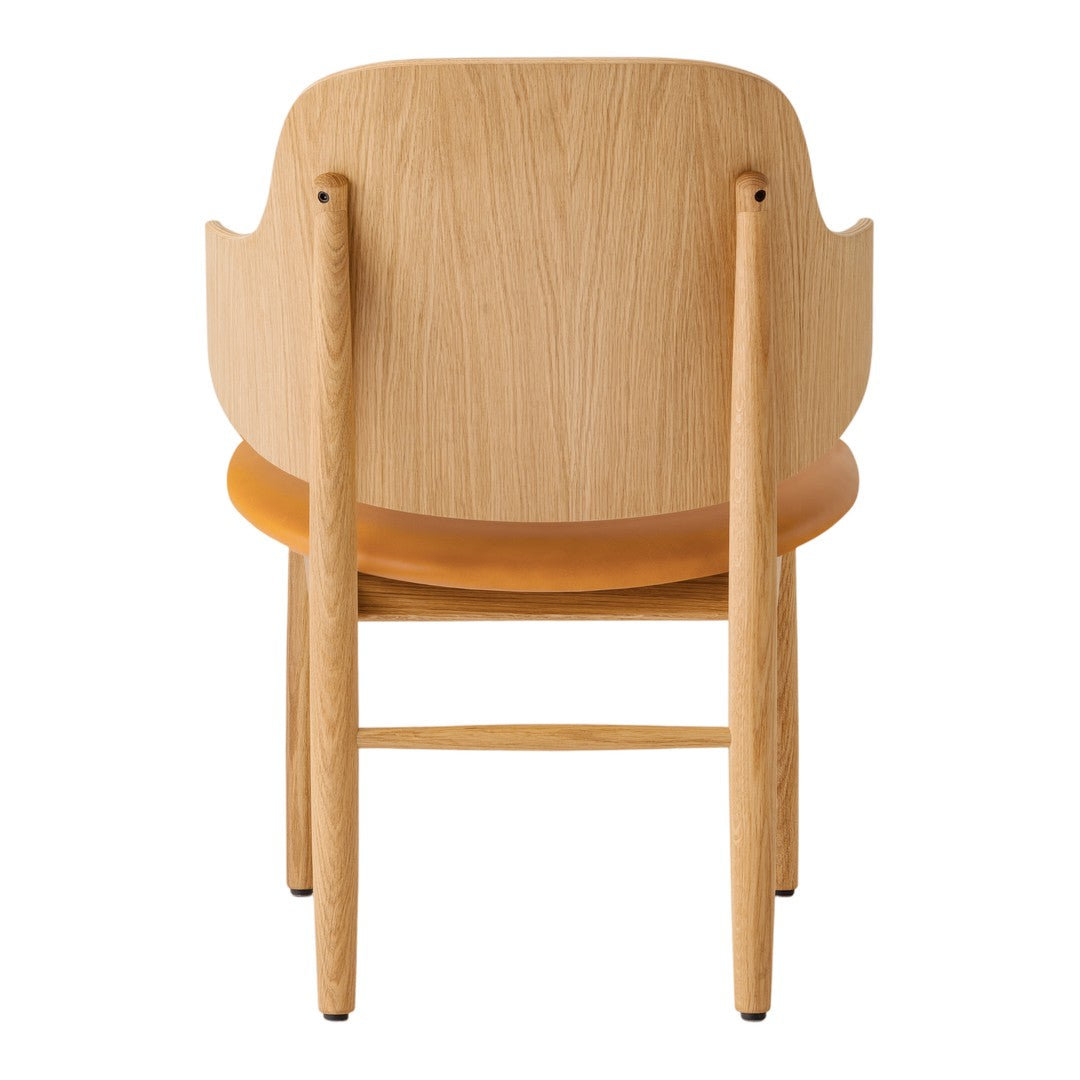 The Penguin Wooden Lounge Chair - Seat Upholstered