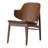 The Penguin Wooden Lounge Chair - Seat Upholstered