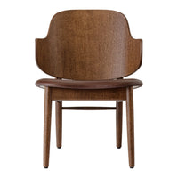 The Penguin Wooden Lounge Chair - Seat Upholstered
