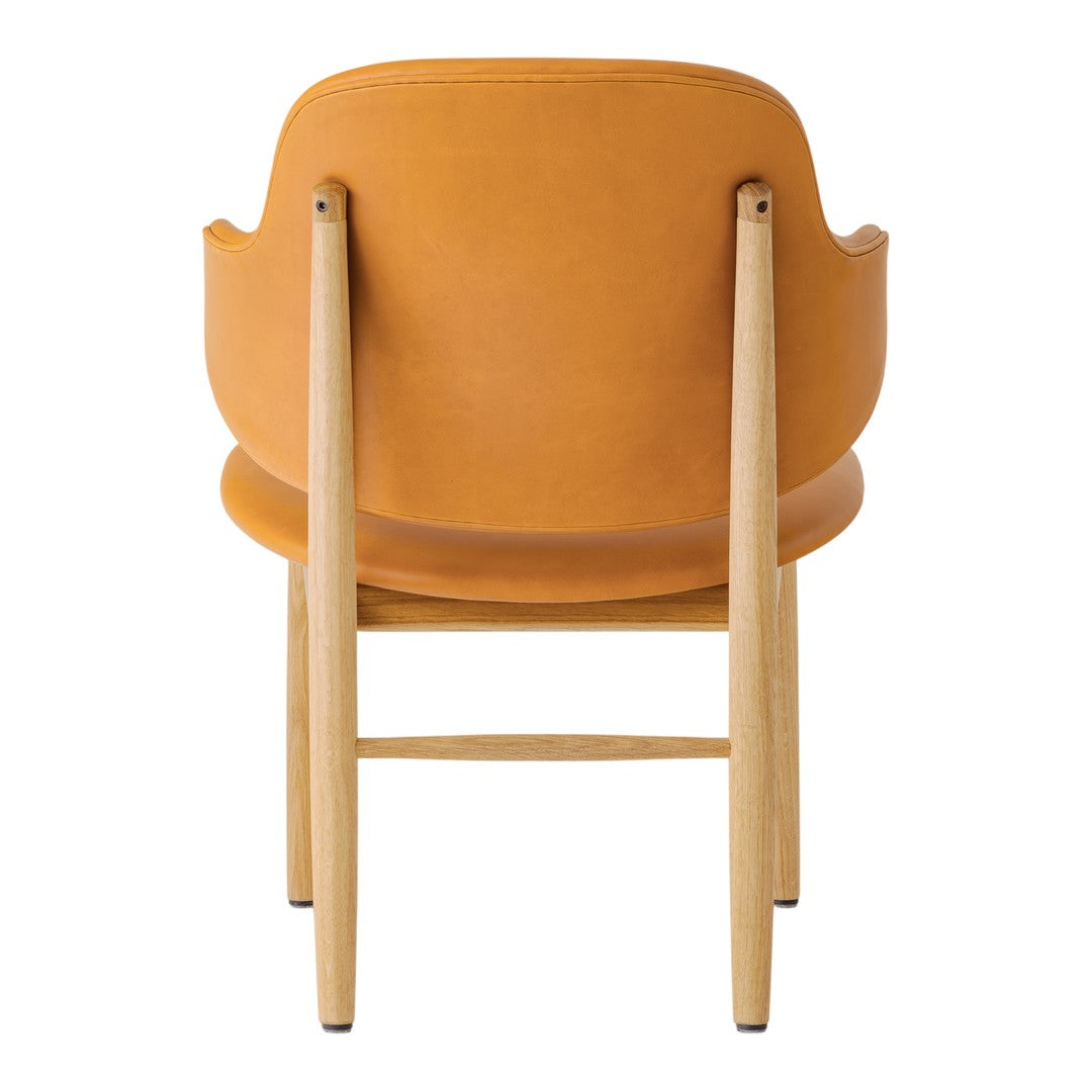 The Penguin Wooden Lounge Chair - Fully Upholstered