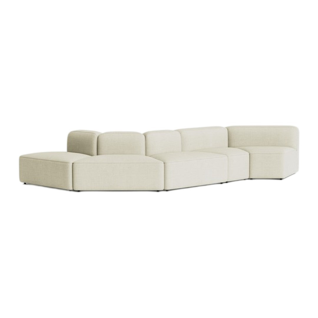Rope 5-Seater Curved Armless Modular Sofa