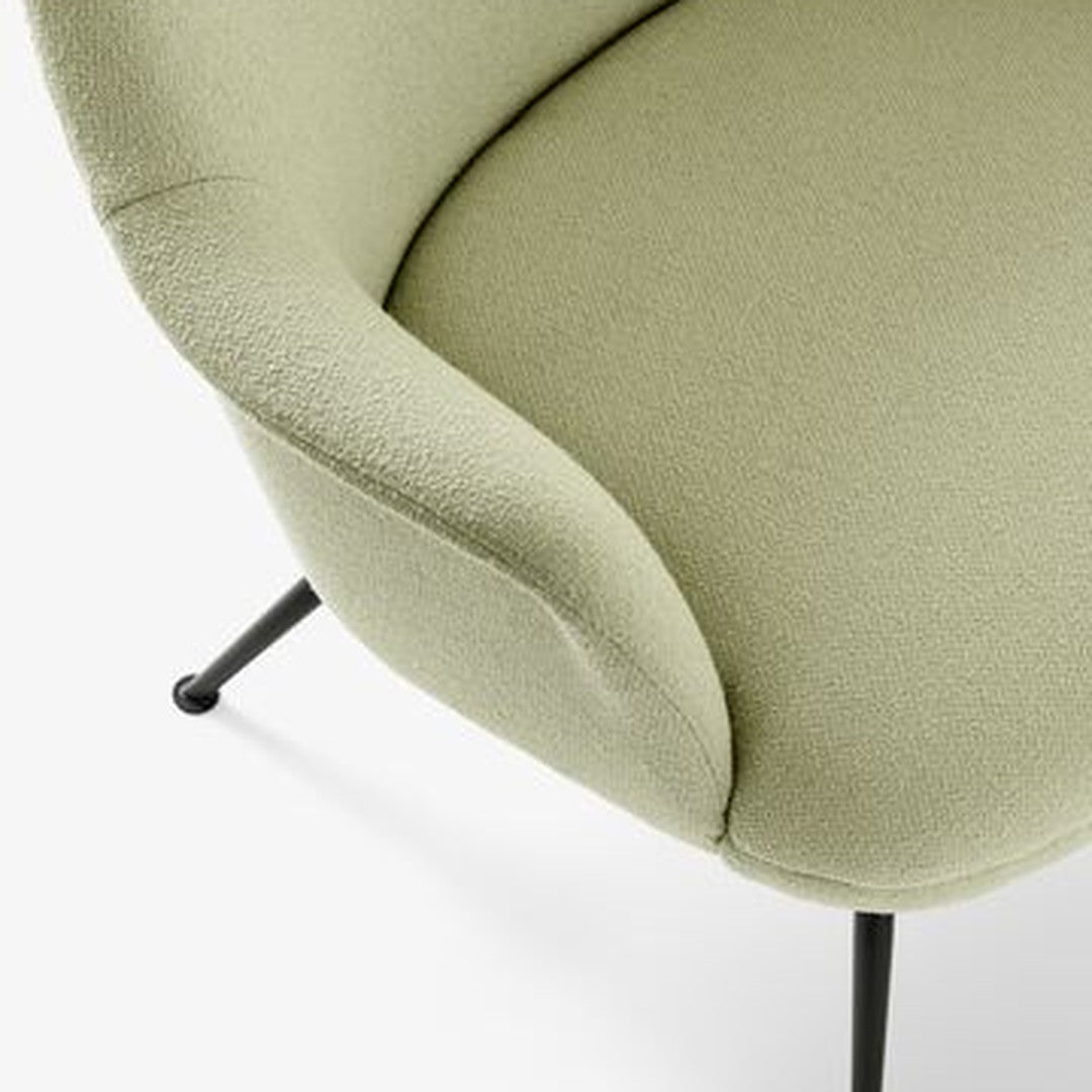 Rely HW140 High Back Lounge Armchair - Fully Upholstered - Tube Base