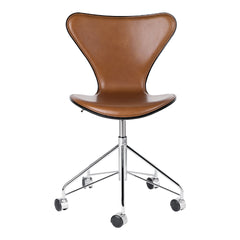 Series 7 Swivel Chair - Colored Ash - Front Upholstered