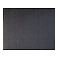 Solid dark gray mat with a subtle textured pattern and a thin black border.