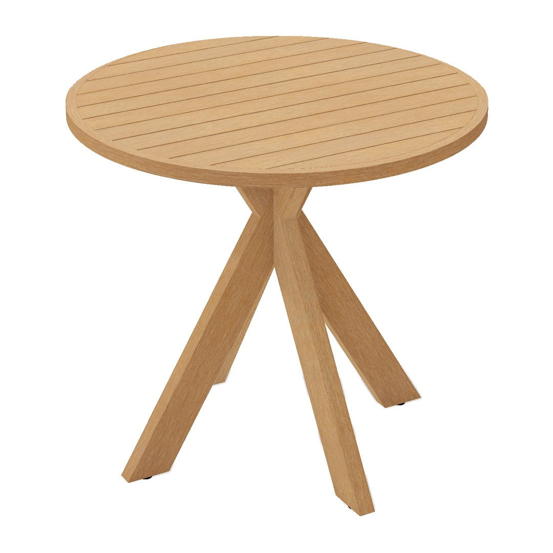 Kubik Outdoor Pedestal Cafe Table - Round