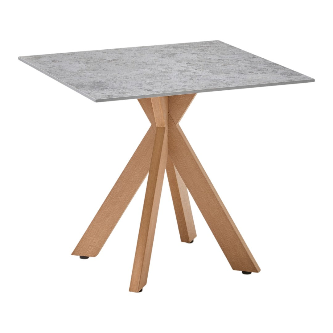 Kubik Outdoor Pedestal Cafe Table - Square