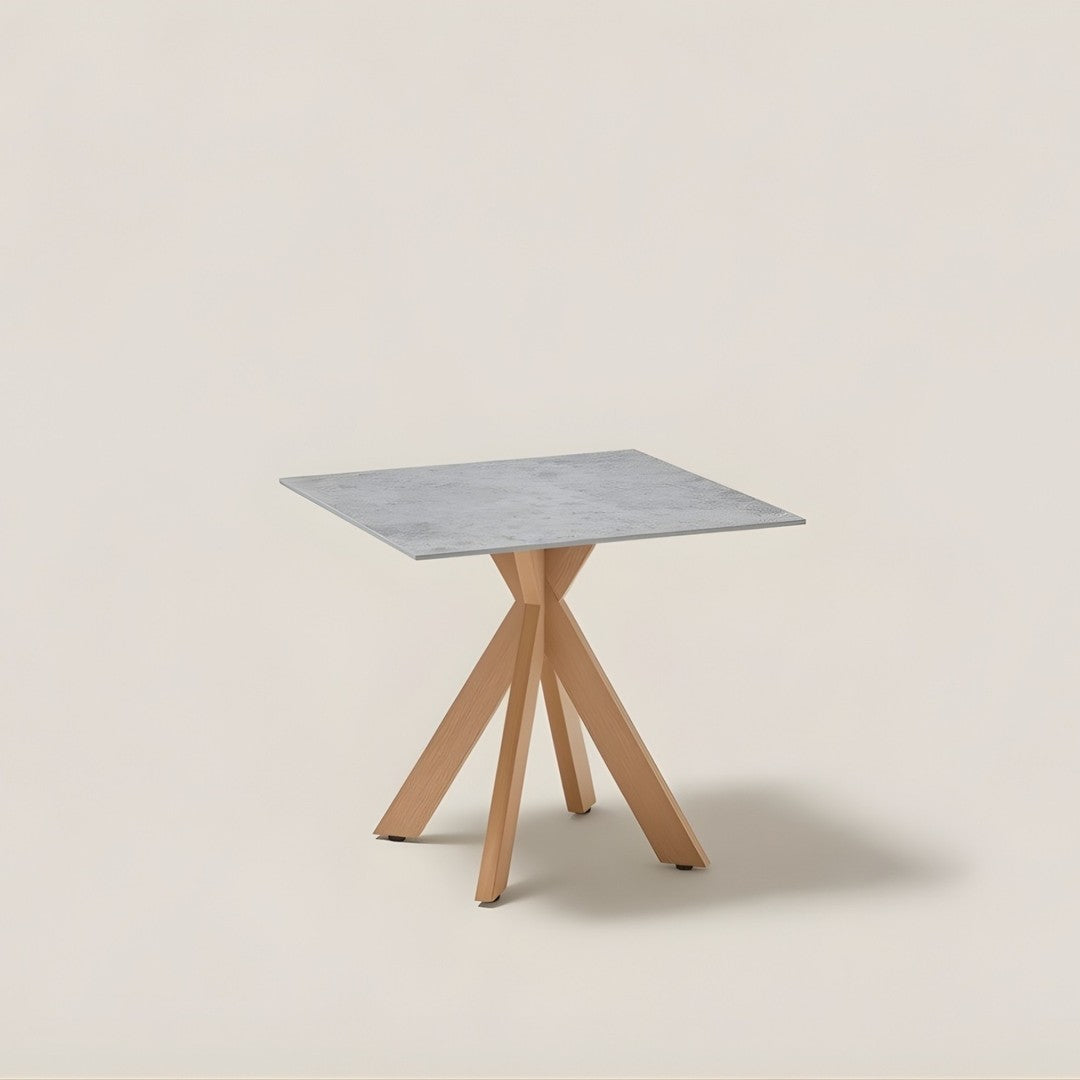 Kubik Outdoor Pedestal Cafe Table - Square