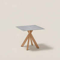 Kubik Outdoor Pedestal Cafe Table - Square