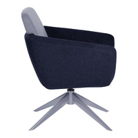 Arca Lounge Armchair - Steel Base