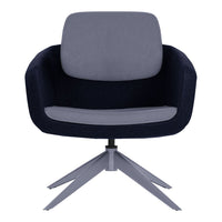 Arca Lounge Armchair - Steel Base