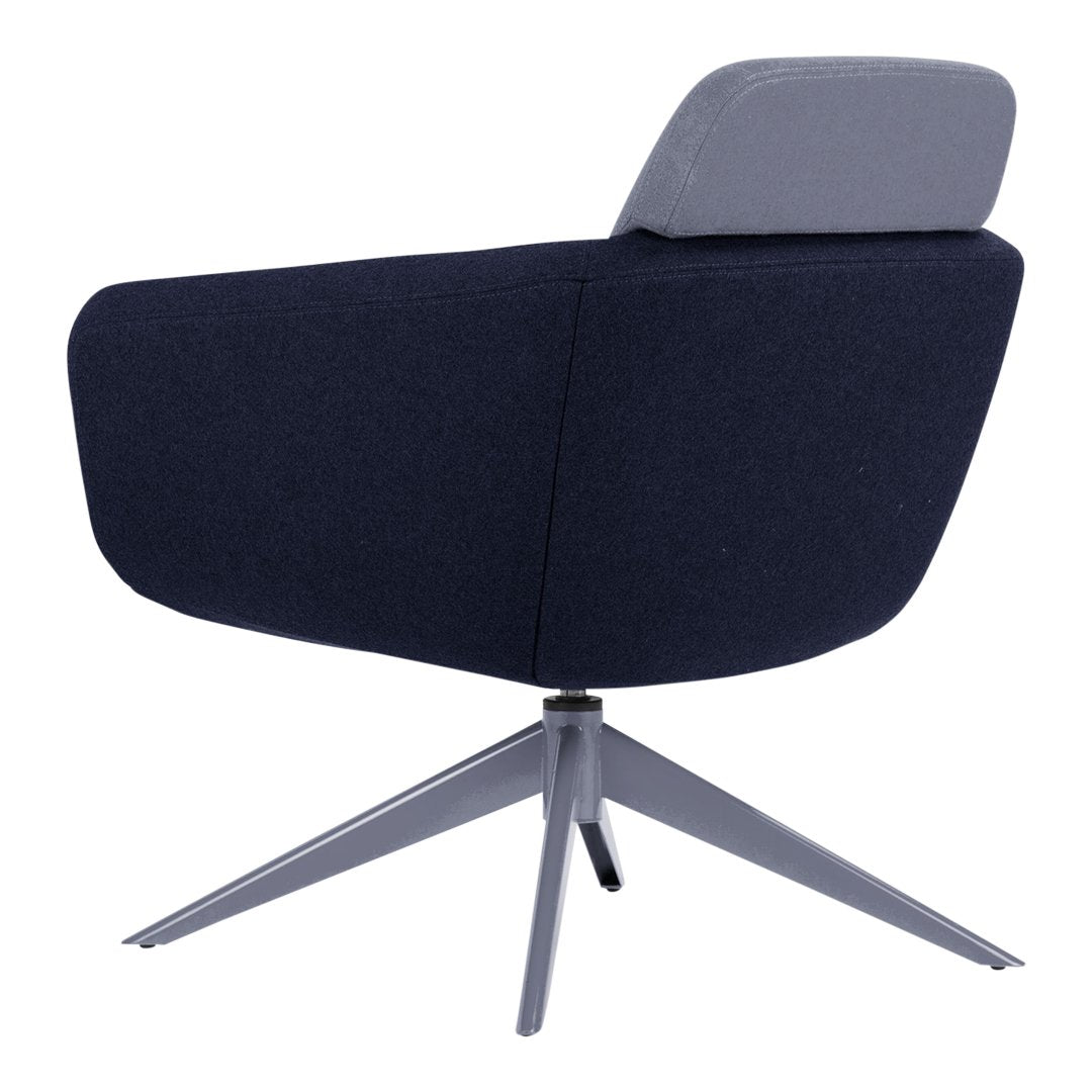 Arca Lounge Armchair - Steel Base