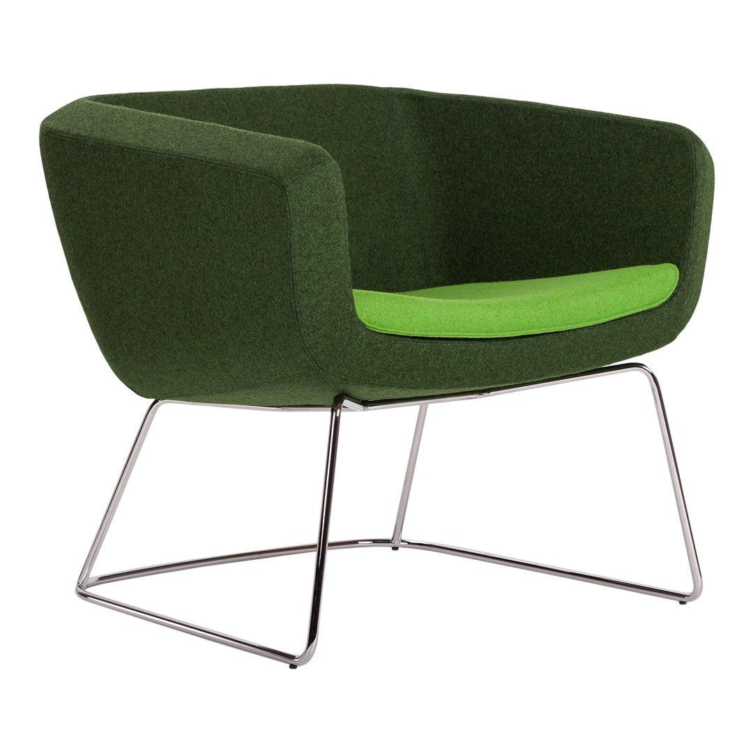 Arca Lounge Armchair - Sled Base