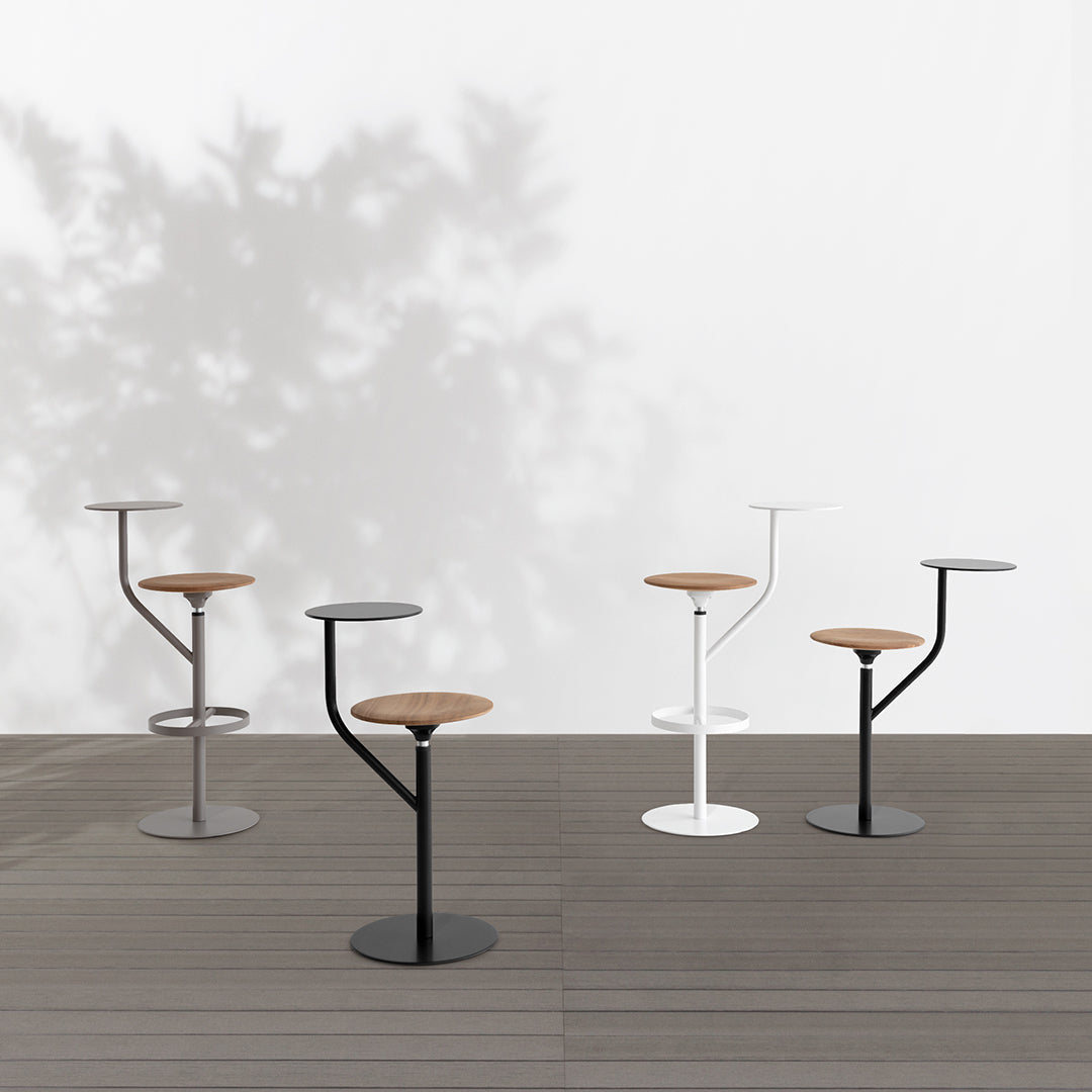 Aaron Outdoor Swivel Bar Stool