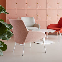 Noom Series 10 Lounge Armchair - Conical Wood Legs