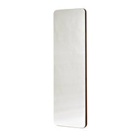 Sleek, full-length mirror with a smooth, reflective surface and minimalistic design, enhancing any space.