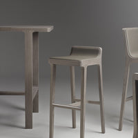 Emea Bar/Counter Stool - High Back, Front Upholstered