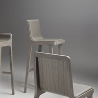 Emea Bar/Counter Stool - High Back, Front Upholstered