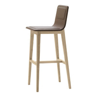 Laia High Back Bar Stool - Fully Upholstered