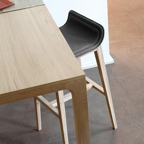 Laia Bar/Counter Stool - Low Back, Front Upholstered