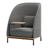 Arc High Back Lounge Chair w/ Tablet