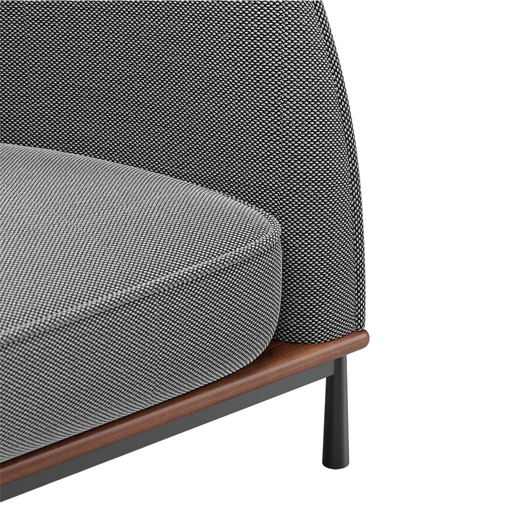 Arc High Back Loveseat