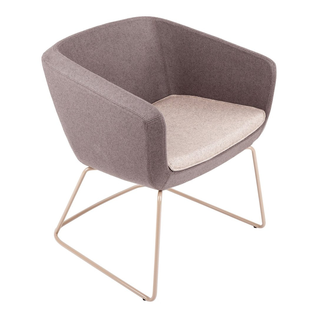 Arca 4095 Mini Armchair - Sled Base