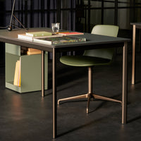 Rely HW17 Chair - 4-Star Swivel Base w/ Return