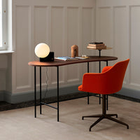 Rely HW46 Armchair - 4-Star Swivel Base w/ Return