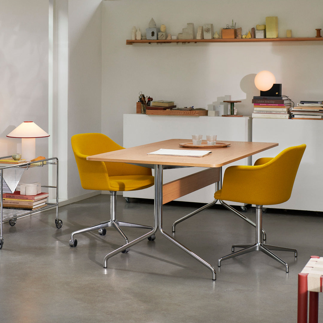 Rely HW51 Armchair - 4-Star Swivel Base w/ Casters