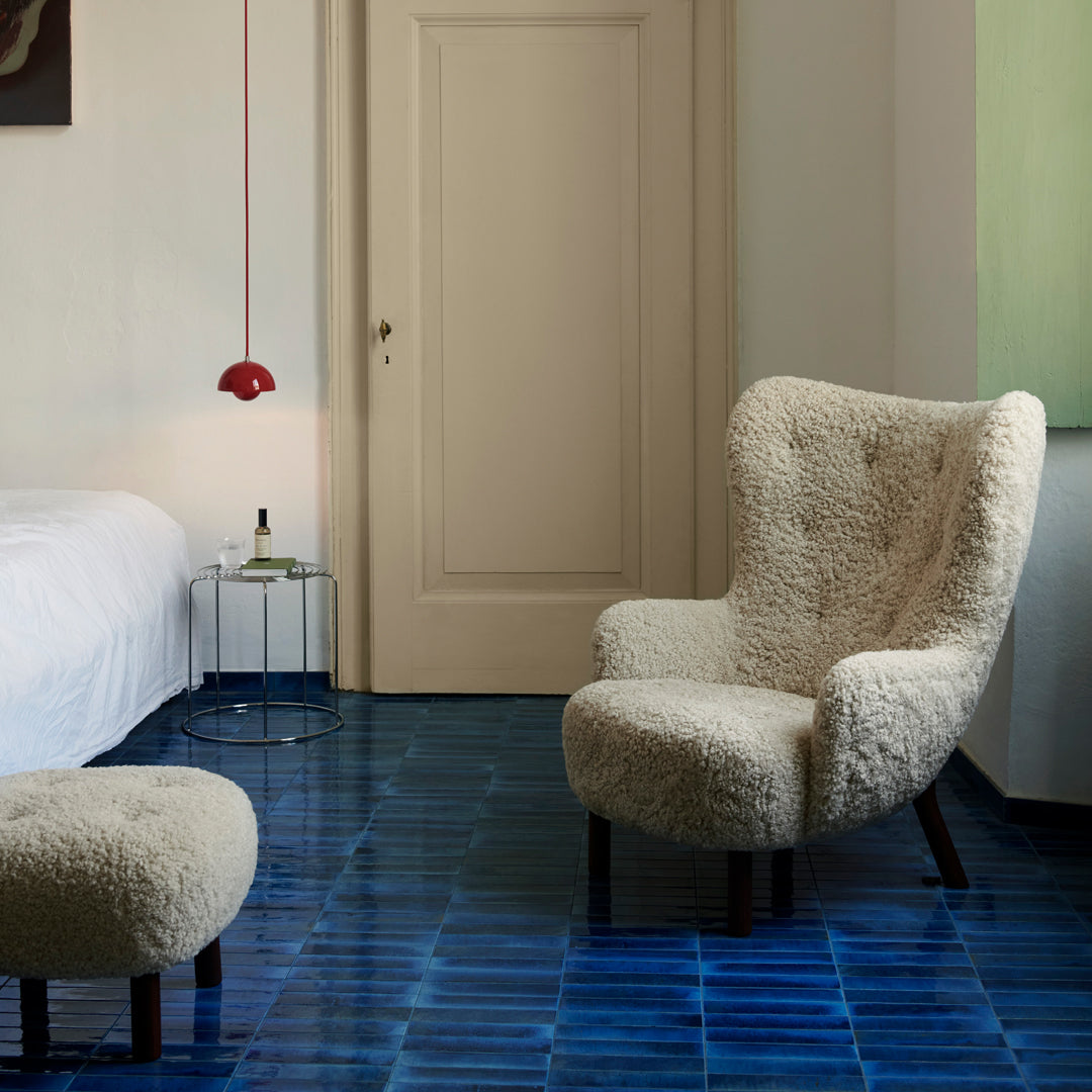 Petra VB3 Highback Lounge Chair and Pouf ATD1