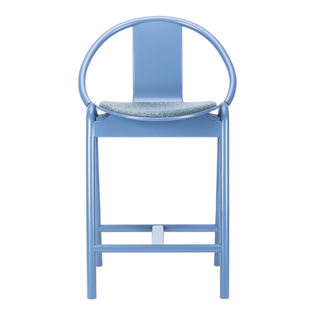Again Counter Stool - Seat Upholstered - Beech Pigment Frame