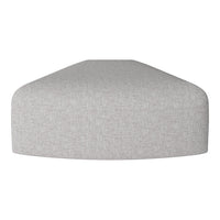 Light gray textured fabric with a subtle heather pattern, offering a modern and versatile aesthetic.