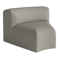 Gray accent chair with subtle textured pattern, perfect for modern decor.
